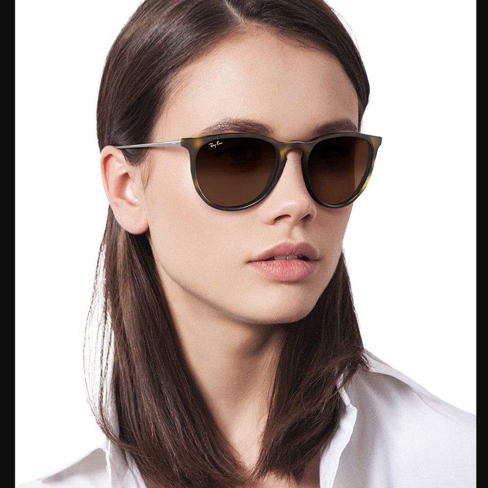 ❗️SOLD❗️Ray-Ban Erika Brown Tortoise Sunglasses RB4171 w/ Case